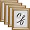 Craig Frames 4 Pack Victoria Gold Picture Frame with Mat
